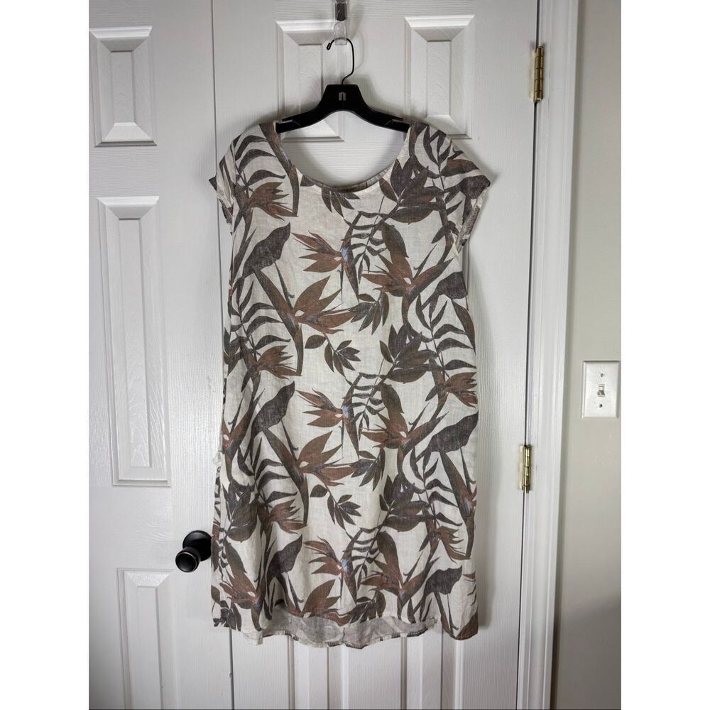 Lungo L’Arno Womens Linen Dress Size 1x